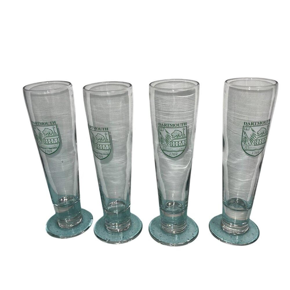 Dartmouth College Vintage Beer Glasses Set of 4